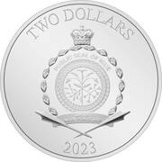 2 Dollars - Charles III Superman obverse image