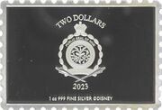 2 Dollars - Charles III Cinderella obverse image
