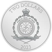 2 Dollars - Charles III Minnie Mouse obverse image