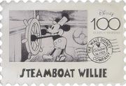 2 Dollars - Charles III Steamboat Willie, Niue, 2023 reverse image