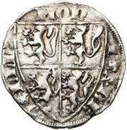 ½ Groat - John III Shield type, Brussels obverse image