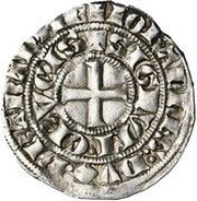 ½ Groat - John III Shield type, Brussels, Belgium, 1326-1330 reverse image