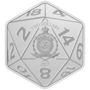 2 Dollars - Charles III Dungeons and Dragons obverse image