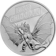 2 Dollars - Charles III King Ghidorah, Niue, 2023 reverse image