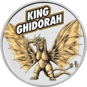 2 Dollars - Charles III King Ghidorah, Niue, 2023 reverse image