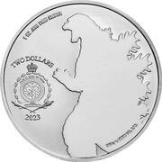 2 Dollars - Charles III Mothra obverse image