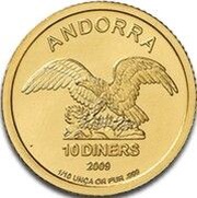 10 Diners Golden Eagle - Gold Bullion obverse image