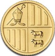 10 Diners Golden Eagle - Gold Bullion, Andorra, 2009-2010 reverse image