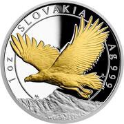 2 Dollars - Charles III Golden Eagle, Niue, 2023 reverse image