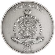 2 Dollars - Charles III The Chamber of Secrets obverse image
