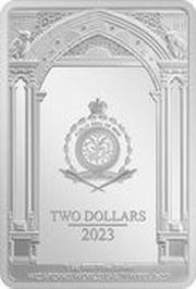 2 Dollars - Charles III Hedwig obverse image