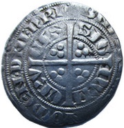 ½ Groat - John III English type, Belgium, 1338 reverse image