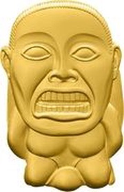 2 Dollars - Charles III Chachapoyan Fertility Idol, Niue, 2023 reverse image