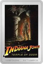 2 Dollars - Charles III Indiana Jones and the Temple of Doom, Niue, 2023 reverse image