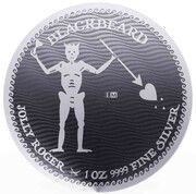 2 Dollars - Charles III Blackbeard, Niue, 2023 reverse image