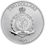 2 Dollars - Charles III Spider-Man obverse image