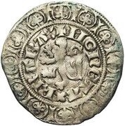 ½ Groat - Joanna and Wenceslas obverse image