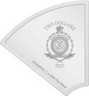 2 Dollars - Charles III Captain America obverse image