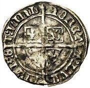 ½ Groat - Antoine of Burgundy, Belgium, 1410-1412 reverse image