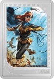 2 Dollars - Charles III Batgirl, Niue, 2023 reverse image
