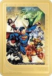 2 Dollars - Charles III Justice League, Niue, 2023 reverse image