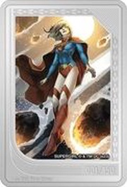 2 Dollars - Charles III Supergirl, Niue, 2023 reverse image