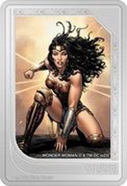 2 Dollars - Charles III Wonder Woman, Niue, 2023 reverse image