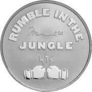 2 Dollars - Charles III Rumble in the Jungle, Niue, 2023 reverse image