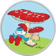 2 Dollars - Charles III Papa Smurf, Niue, 2023 reverse image
