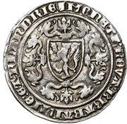 Groat "Rozebeker" - Johanna, Belgium, 1384 reverse image
