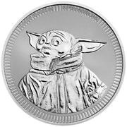 2 Dollars - Charles III Grogu, Niue, 2023 reverse image
