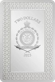 2 Dollars - Charles III Wheel of Fortune obverse image