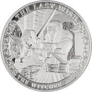 2 Dollars - Charles III The Last Wish, Niue, 2023 reverse image