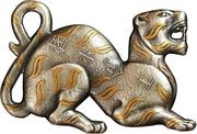 2 Dollars - Charles III Tiger tally: 1/2, Niue, 2023 reverse image