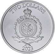 2 Dollars - Charles III Tree of Life obverse image