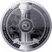 2 Dollars - Charles III Vivat Humanitas, Niue, 2023 reverse image