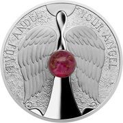 2 Dollars - Charles III Angel, Niue, 2023 reverse image