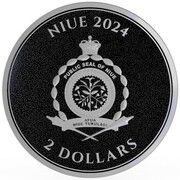 2 Dollars - Charles III Bitcoin obverse image