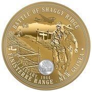 2 Dollars - Charles III Battle of Shaggy Ridge, Niue, 2024 reverse image