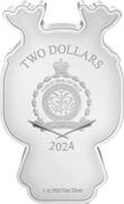 2 Dollars - Charles III Year of the Dragon obverse image