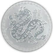 2 Dollars - Charles III Year of the Dragon, Niue, 2024 reverse image