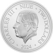 2 Dollars - Charles III Baby Girl obverse image