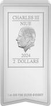 2 Dollars - Charles III Donald Duck obverse image