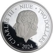 2 Dollars - Charles III Drop Bear obverse image