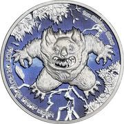 2 Dollars - Charles III Drop Bear, Niue, 2024 reverse image