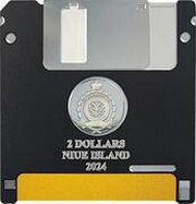 2 Dollars - Charles III Floppy Disk obverse image