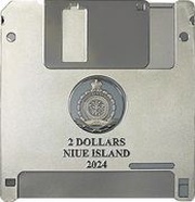 2 Dollars - Charles III Floppy Disk obverse image