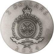 2 Dollars - Charles III Treasures of ancient civilizations V obverse image