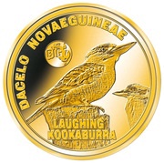2 Dollars 50 Cents - Elizabeth II Laughing Kookaburra, Niue, 2018 reverse image