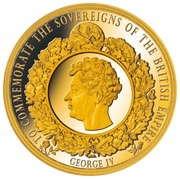 2 Dollars 50 Cents - Elizabeth II George IV, Niue, 2018 reverse image